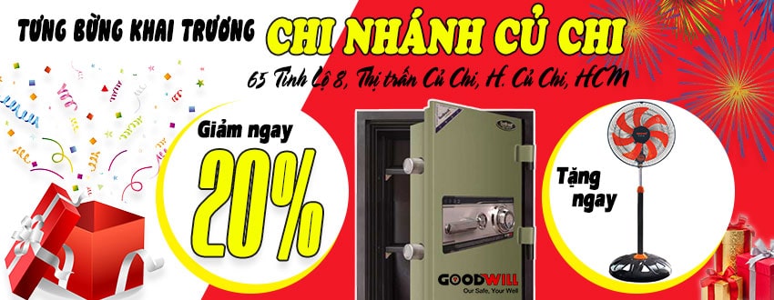 Khai trương két sắt Củ Chi