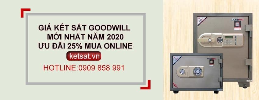 giá két sắt tại goodwill mới nhất