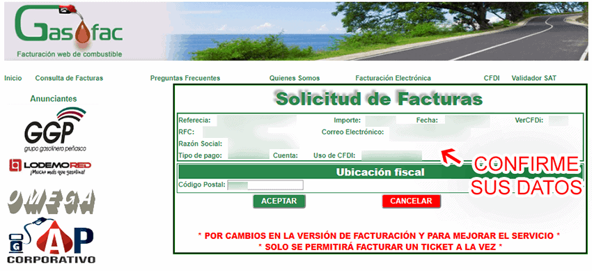 GASOFAC GASOLINERAS FACTURACION 3