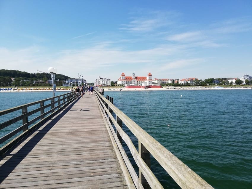 Binz vom Wasser gesehen