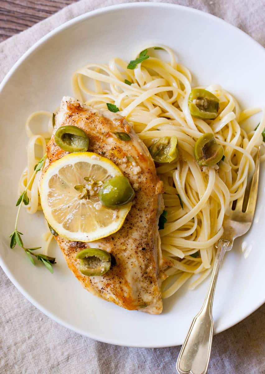 Lemon Olive Chicken Breasts