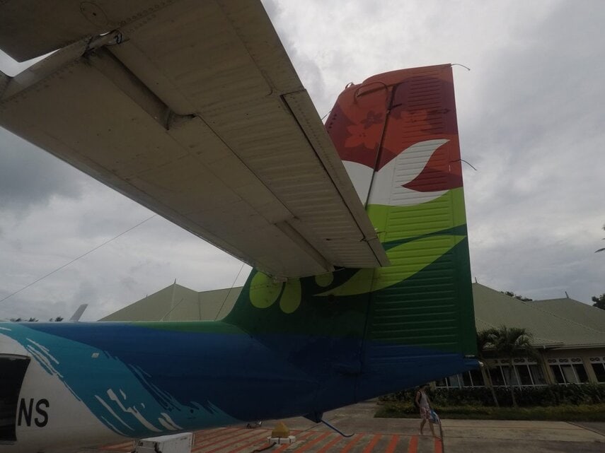 Air Seychelles – Inlandsflug von Praslin nach Mahé Air Seychelles – Inlandsflug von Praslin nach Mahé