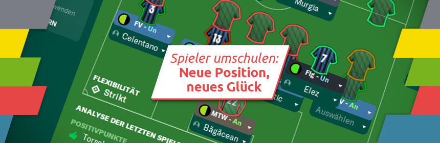 Spieler auf neue Position umschulen