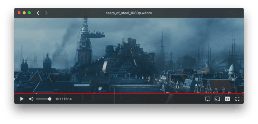 Streaming video via de ingebouwde mediaspeler.