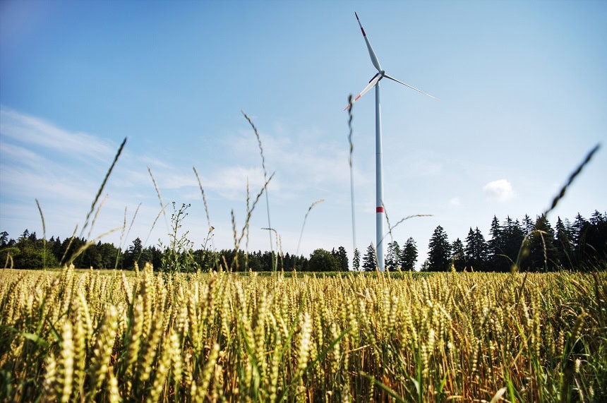 Regenerative Energiequellen wie Windkraft sind besser für die Umwelt.