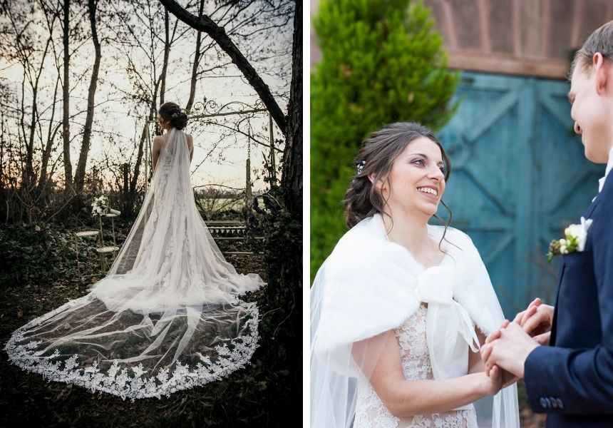Langärmlige Brautkleider sind sehr schön.