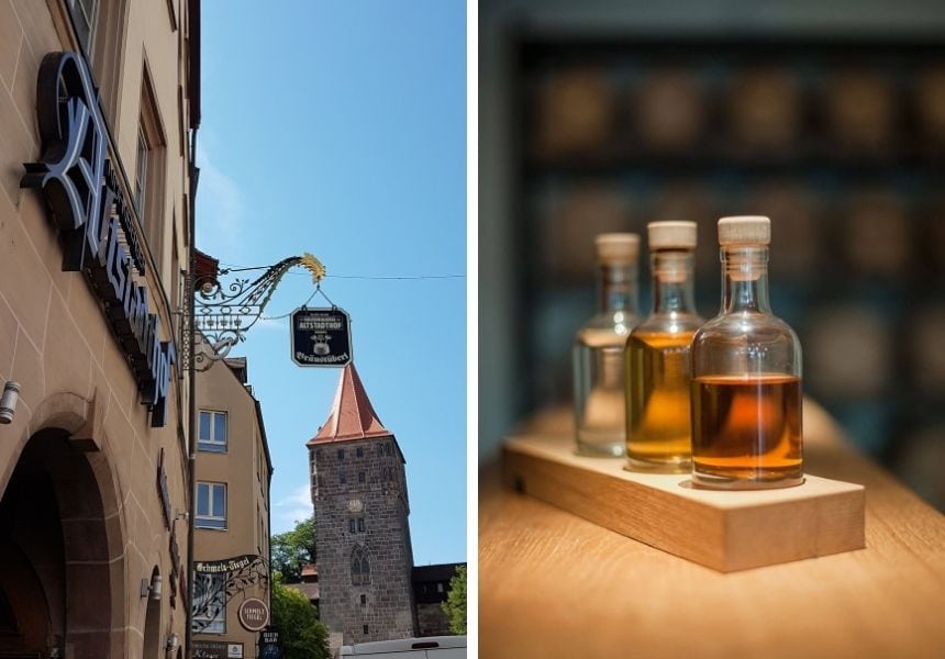 Gin gibt es im Altstadthof in Nürnberg