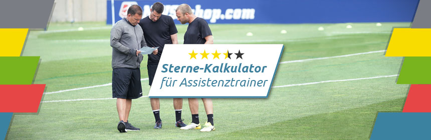 Sterne-Kalkulator Assistenztrainer
