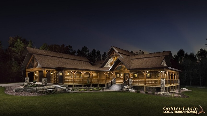 Log And Timber Home 2124AL