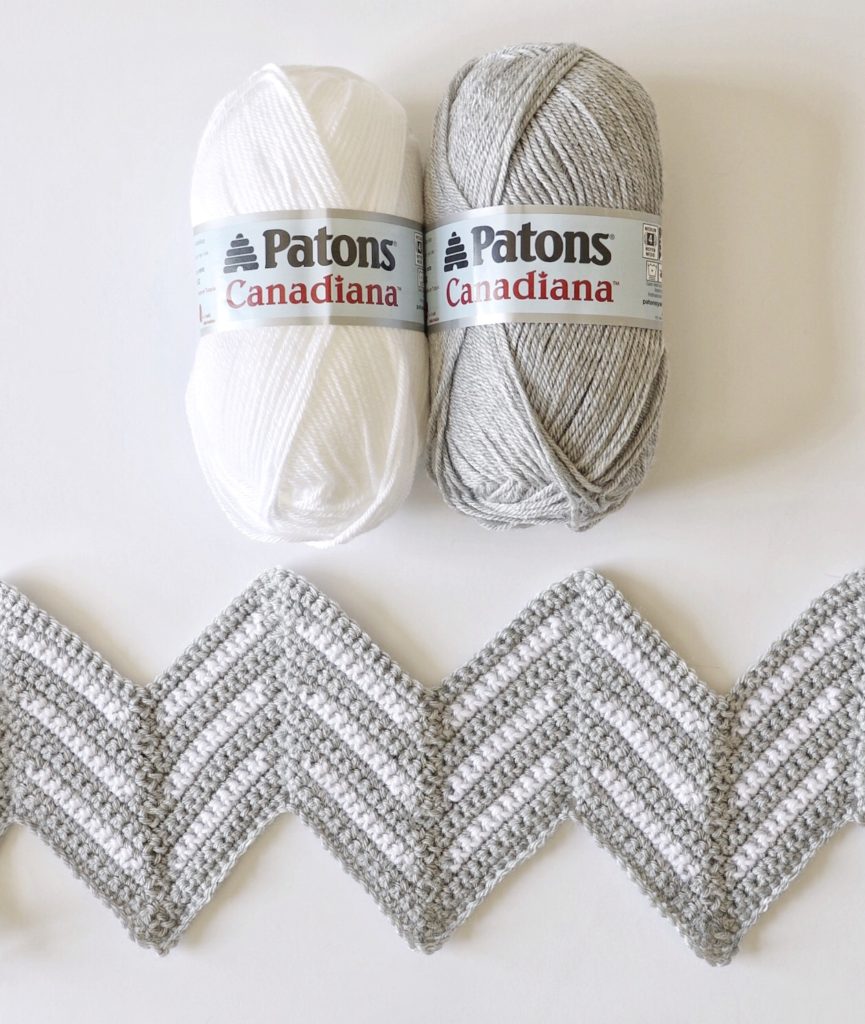 Crochet Chevron Arrows Blanket