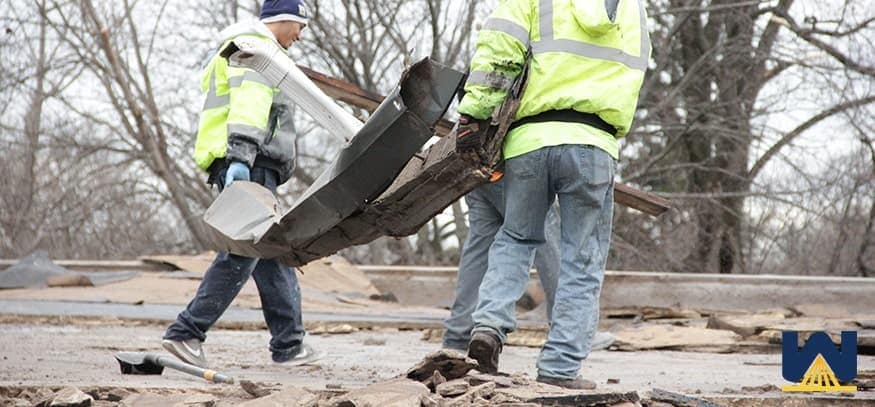 Fast response for Edison Middle School roof emergency
