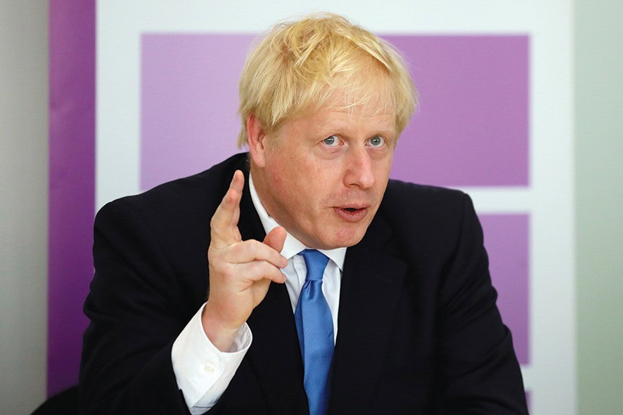 LONDON, ENGLAND - JULY 31: British Prime Minister Boris Johnson speaks during the first meeting of the National Policing Board at the Home Office on July 31, 2019 in London, England. (Photo by Kirsty Wigglesworth - WPA Pool/Getty Images)