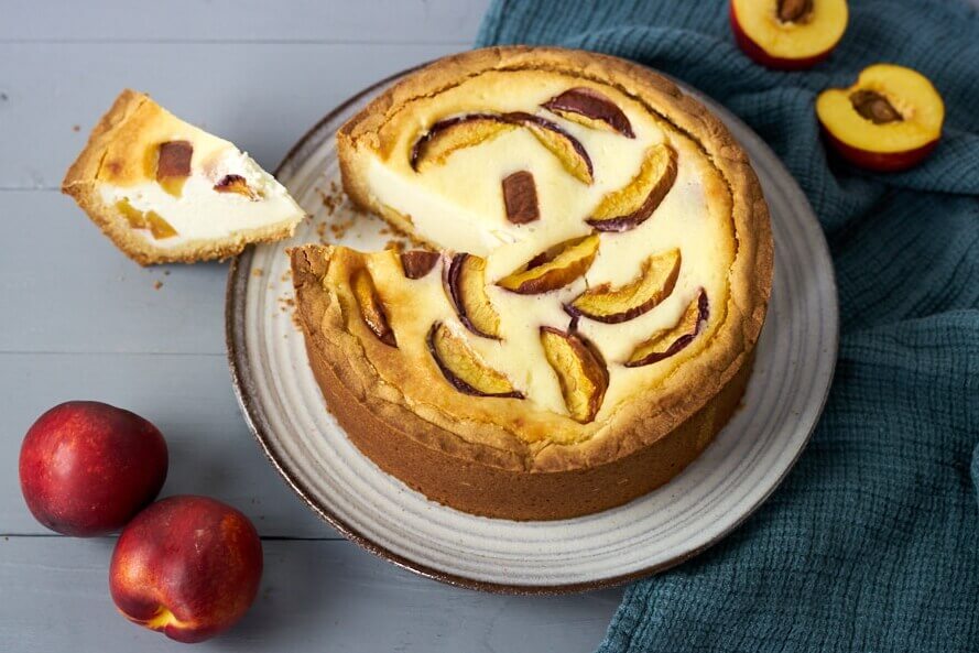 Nektarinen-Schmand-Kuchen