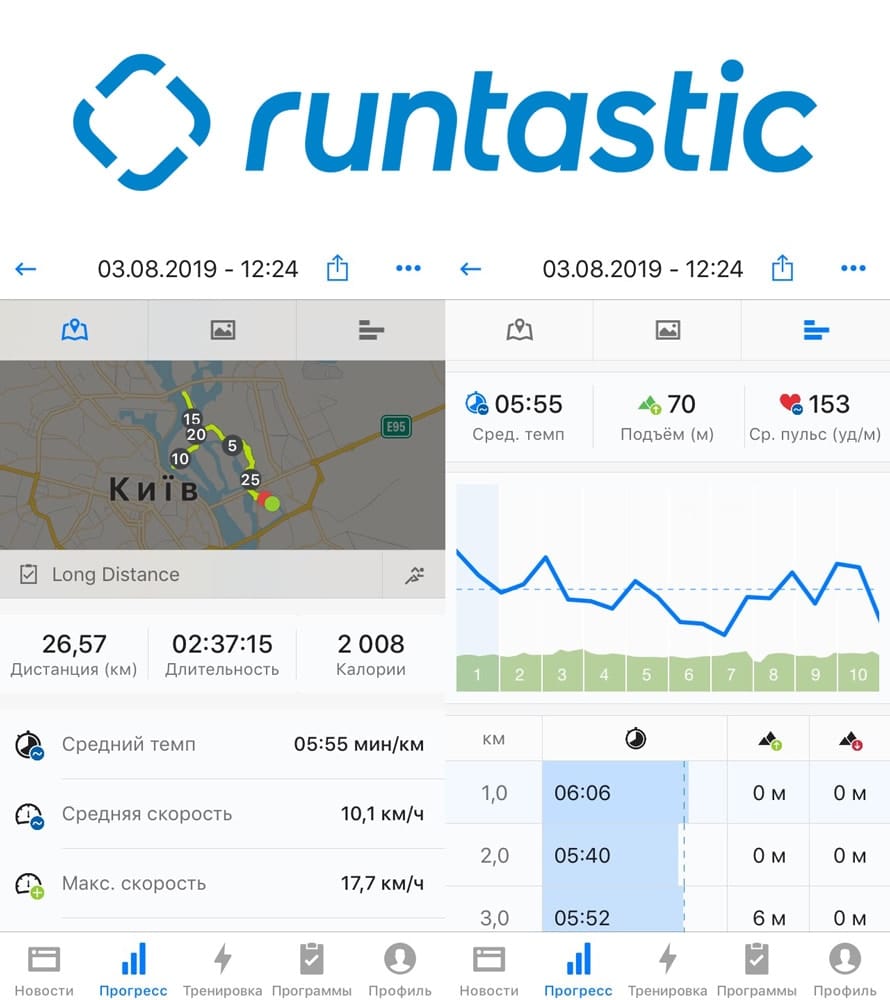 5 додатків для бігу, перевірених на власному досвіді 12 Приложение Runtastic