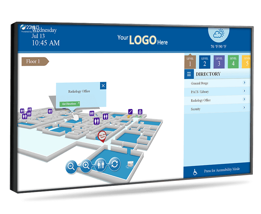 Digital signage in hospitals
