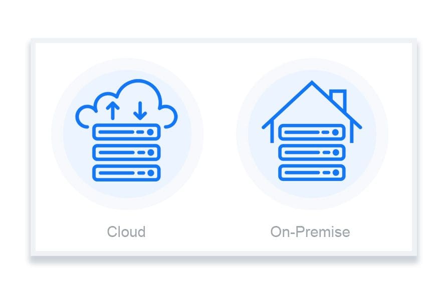cloud or on-premise cloud or on-premise