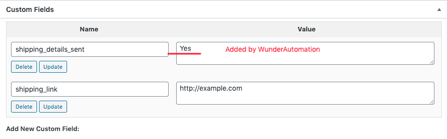 WooCommerce SMS - verifying that the workflow updated the custom field