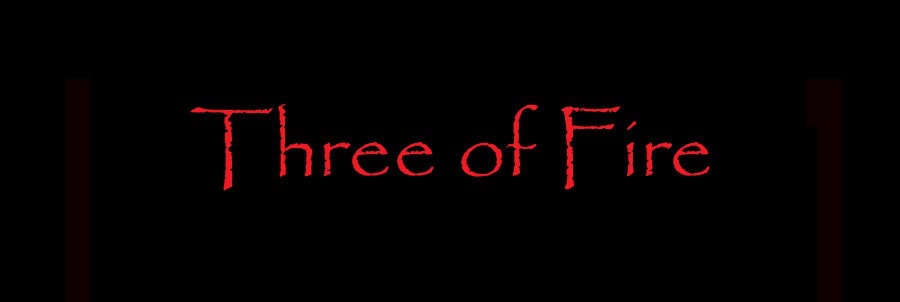 tarot three fire, three wands