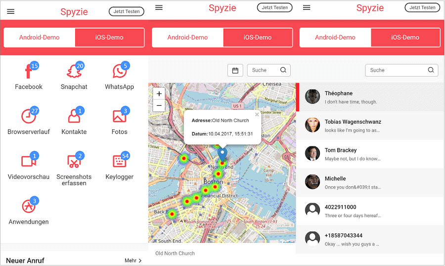 Warum man das Smartphone-Verhalten des Kindes überwachen sollte... 2 Spyzie Screenshot