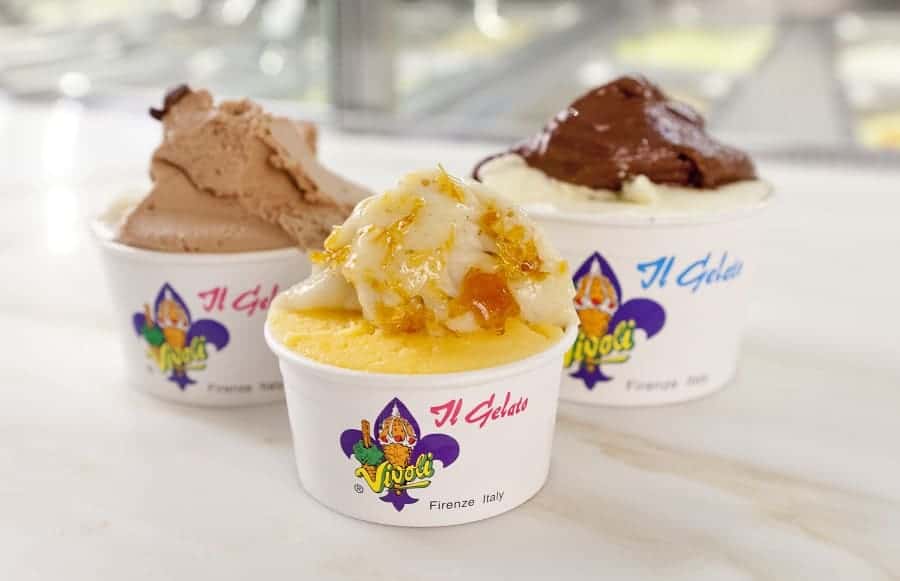 Many Flavors of Gelato at Vivoli