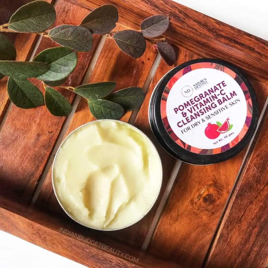 Natures Destiny Pomegranate Vitamin C Cleansing Balm Review Packaging Nature's Destiny Pomegranate & Vitamin C Cleansing Balm Review