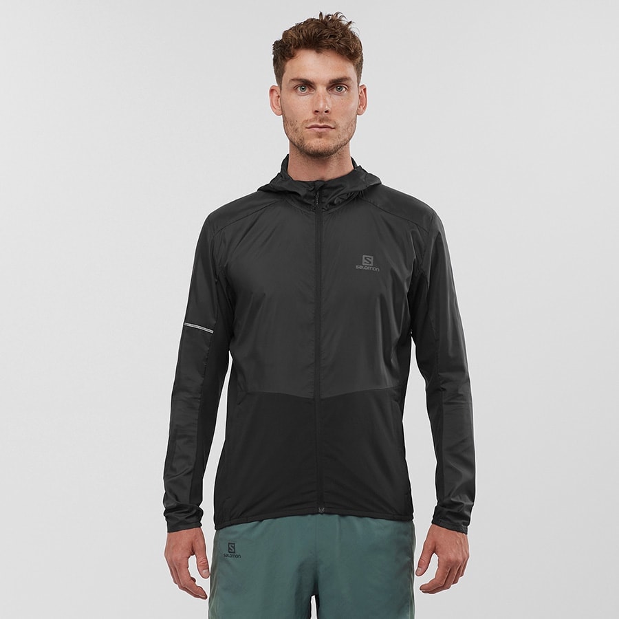 Як вибрати куртку для бігу? 13 Куртка для бега Salomon Agile FZ Hoodie