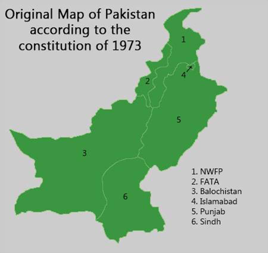 Map of Pakistan