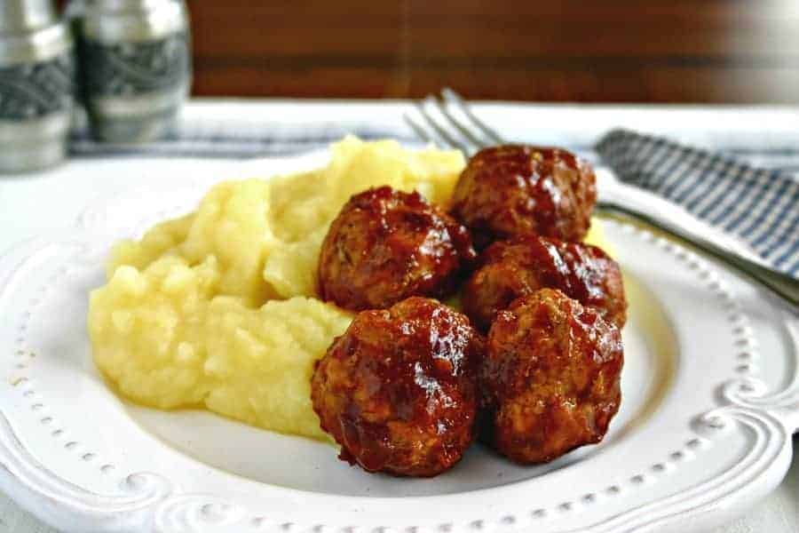 Skinny BBQ Turkey Meatballs & Mash Life, Love, and Good Food