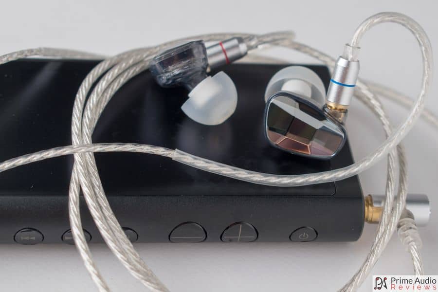 Earphones with Sony NW-ZX300