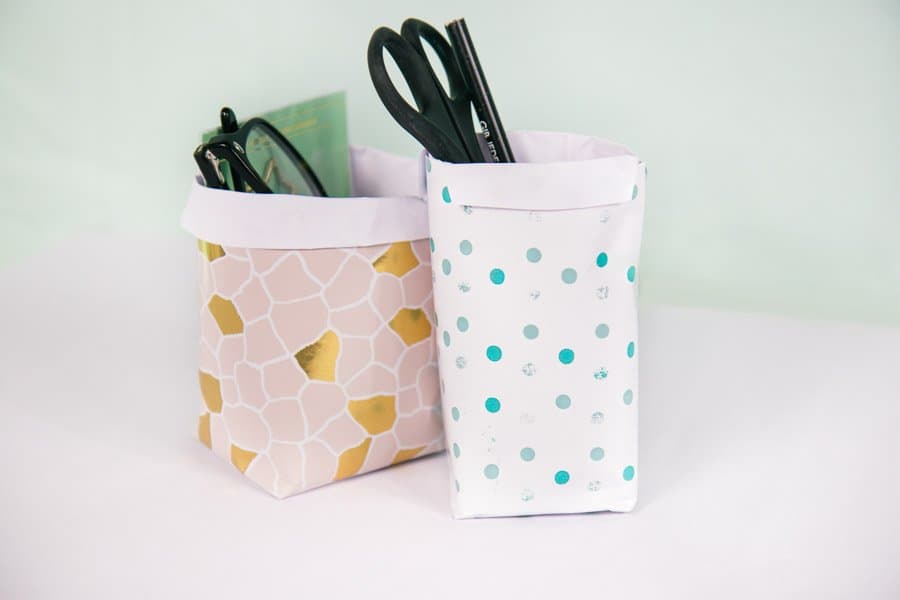 Upcycling von Papierresten Utensilio basteln