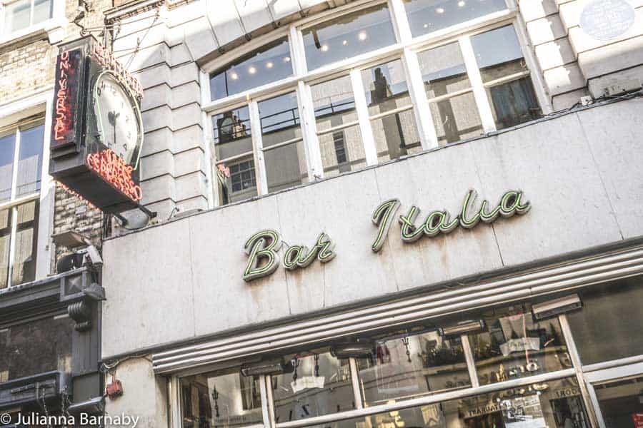 Bar Italia, Soho