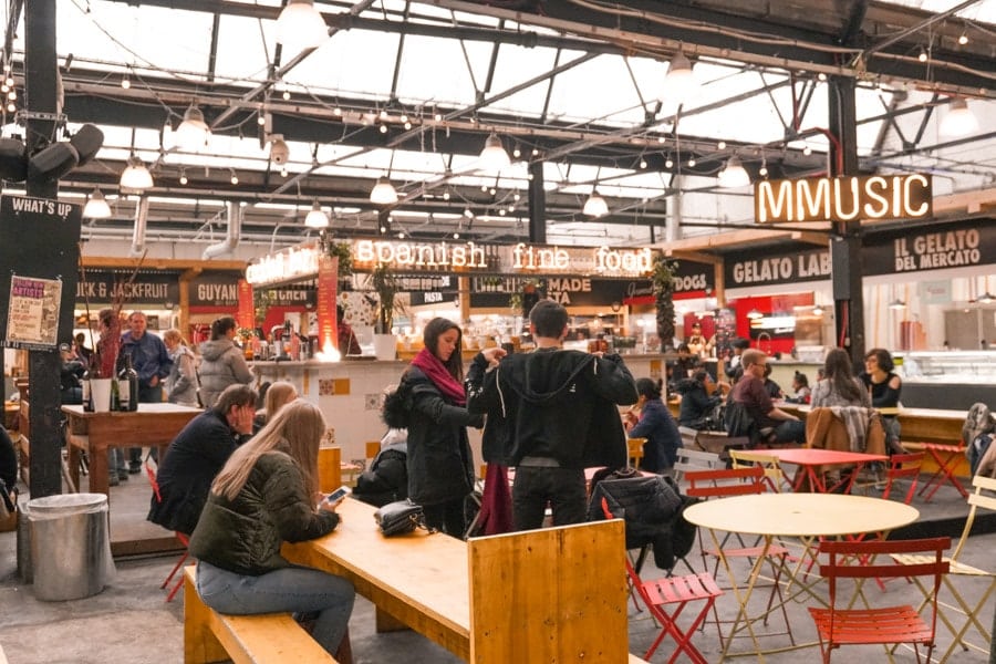 Inside Mercato Metropolitano