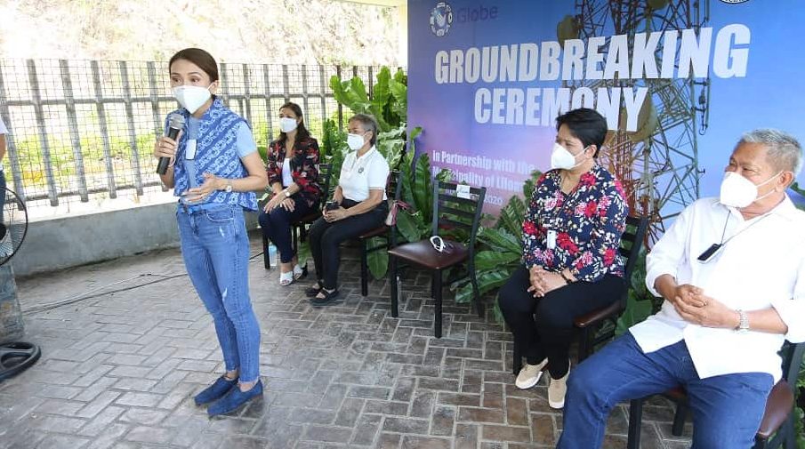 Liloan cell site groundbreaking
