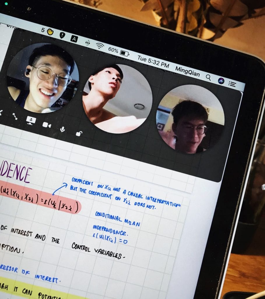 While we were on lockdown last semester, my friends and I turned to House Party, a video-conferencing app, for our online study sessions.