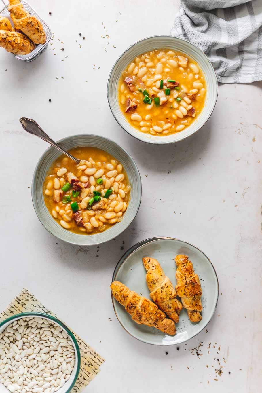 Serbische Bohnensuppe