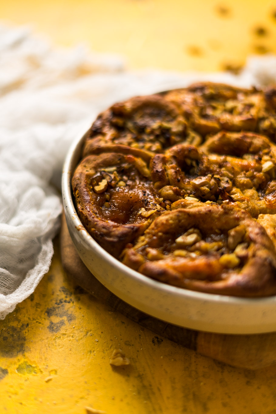 Kürbisschnecken mit Frischkäse-Frosting