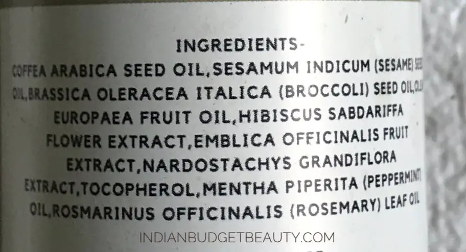 skinish arabica coffee hair oil review ingredients skinish arabica coffee hair oil review ingredients