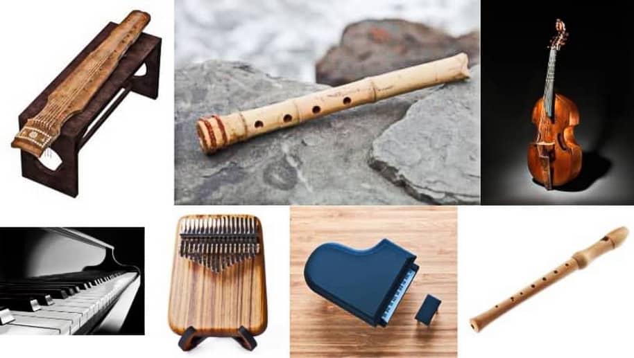 Quantos instrumentos calmos conhece no mundo inteiro? 1 Instrumentos Calmos