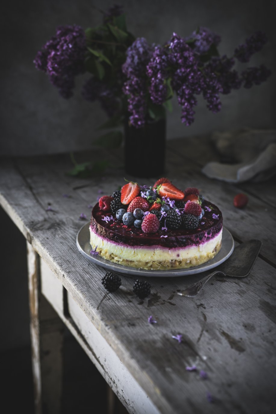 No Bake Beeren Törtchen