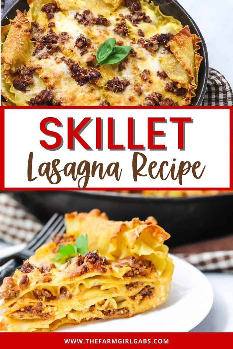 Cast Iron Skillet Lasagna is an easy twist on the classic Italian recipe. This Cast Iron Lasagna recipe makes a great weeknight meal idea. Grab your skillet and get cooking!