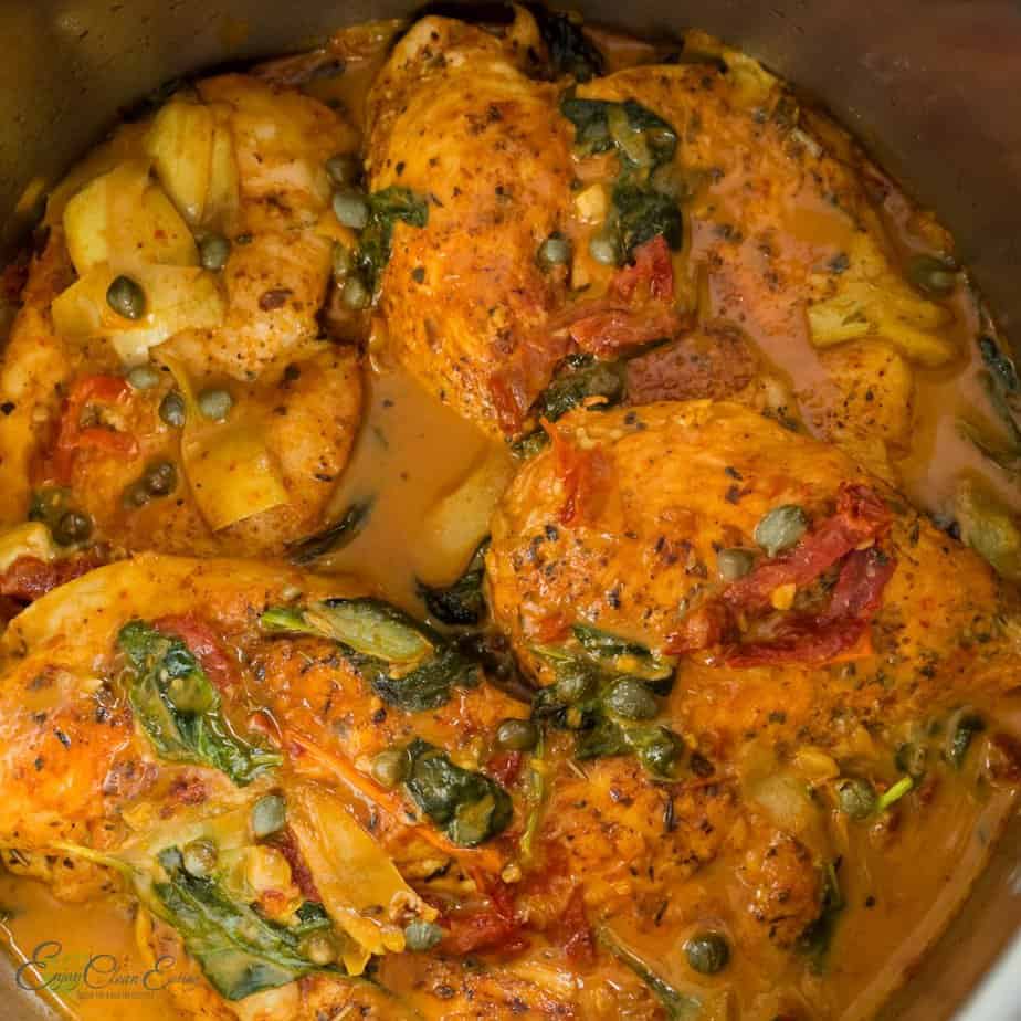 instant pot tuscan chicken
