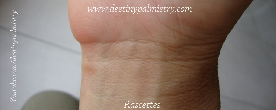health and longevity from the rascettes, rascette, bracelet lines, life span palmistry