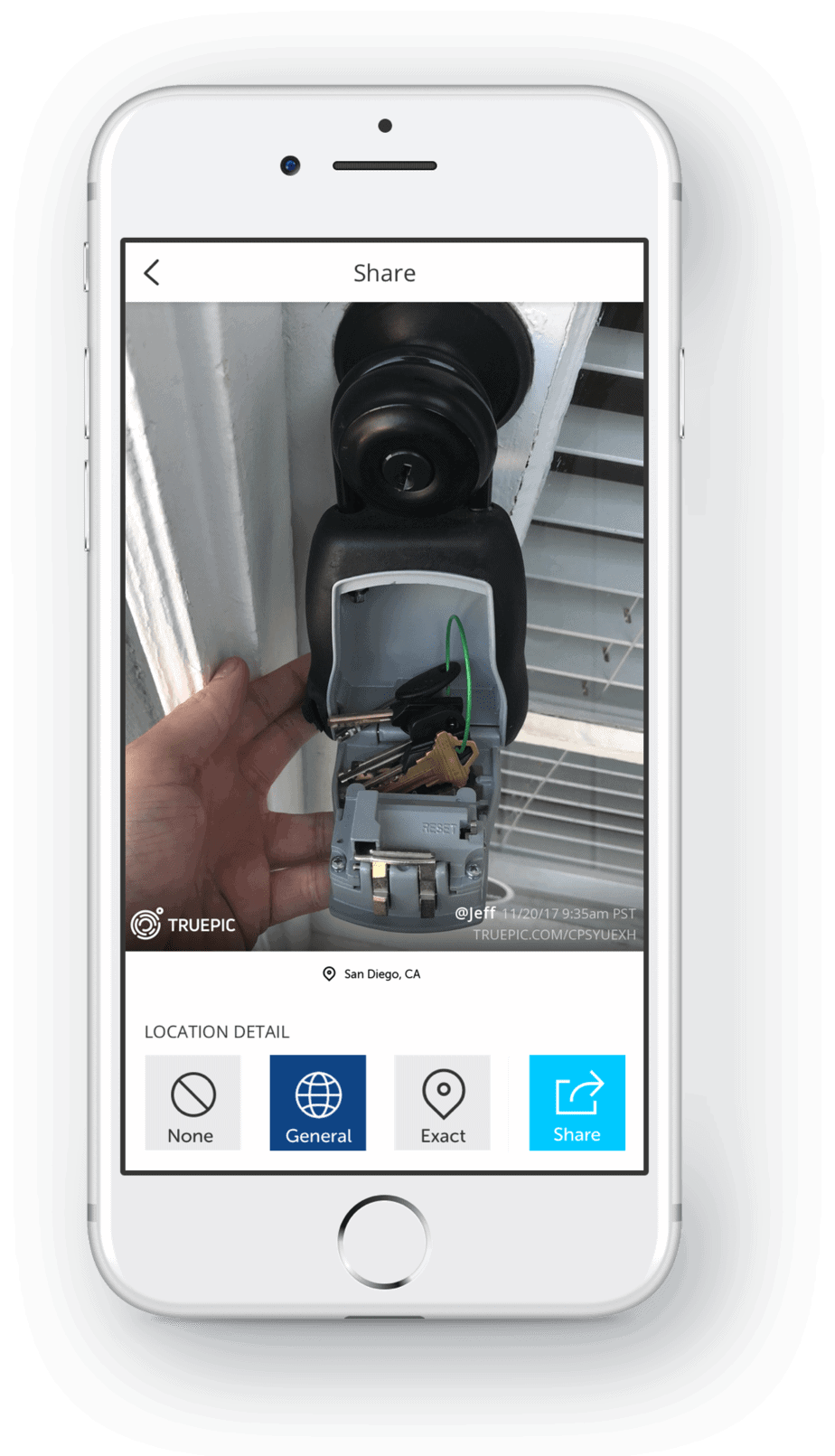 TruePic phone app