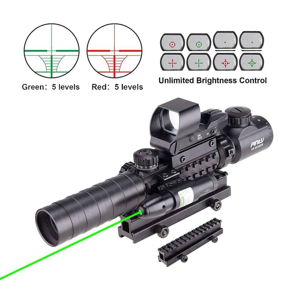 best rifle scopes under $100