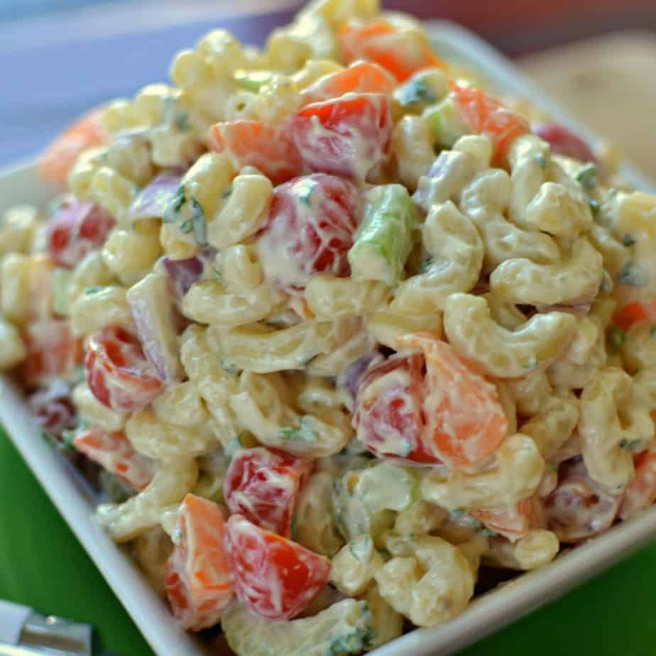 Creamy Macaroni Salad Recipe Small Town Woman