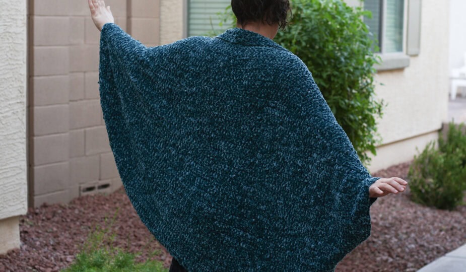 crochet happy scrappy cardigan
