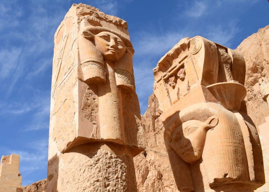 Goddess Hathor at Hatshepsut's Temple