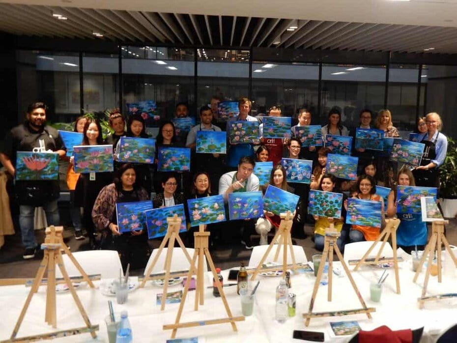 paint and sip in Melbourne