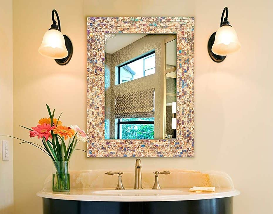 Mosaic Bathroom Vanity Mirrors