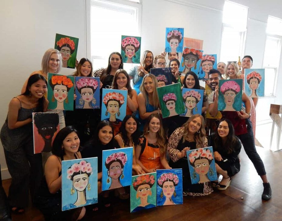 paint and sip in Melbourne